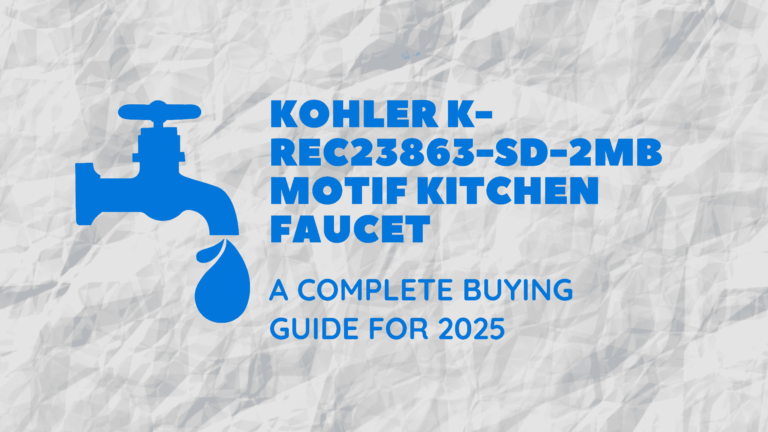 KOHLER K-REC23863-SD-2MB Motif Kitchen Faucet