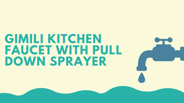 GIMILI Kitchen Faucet with Pull Down Sprayer