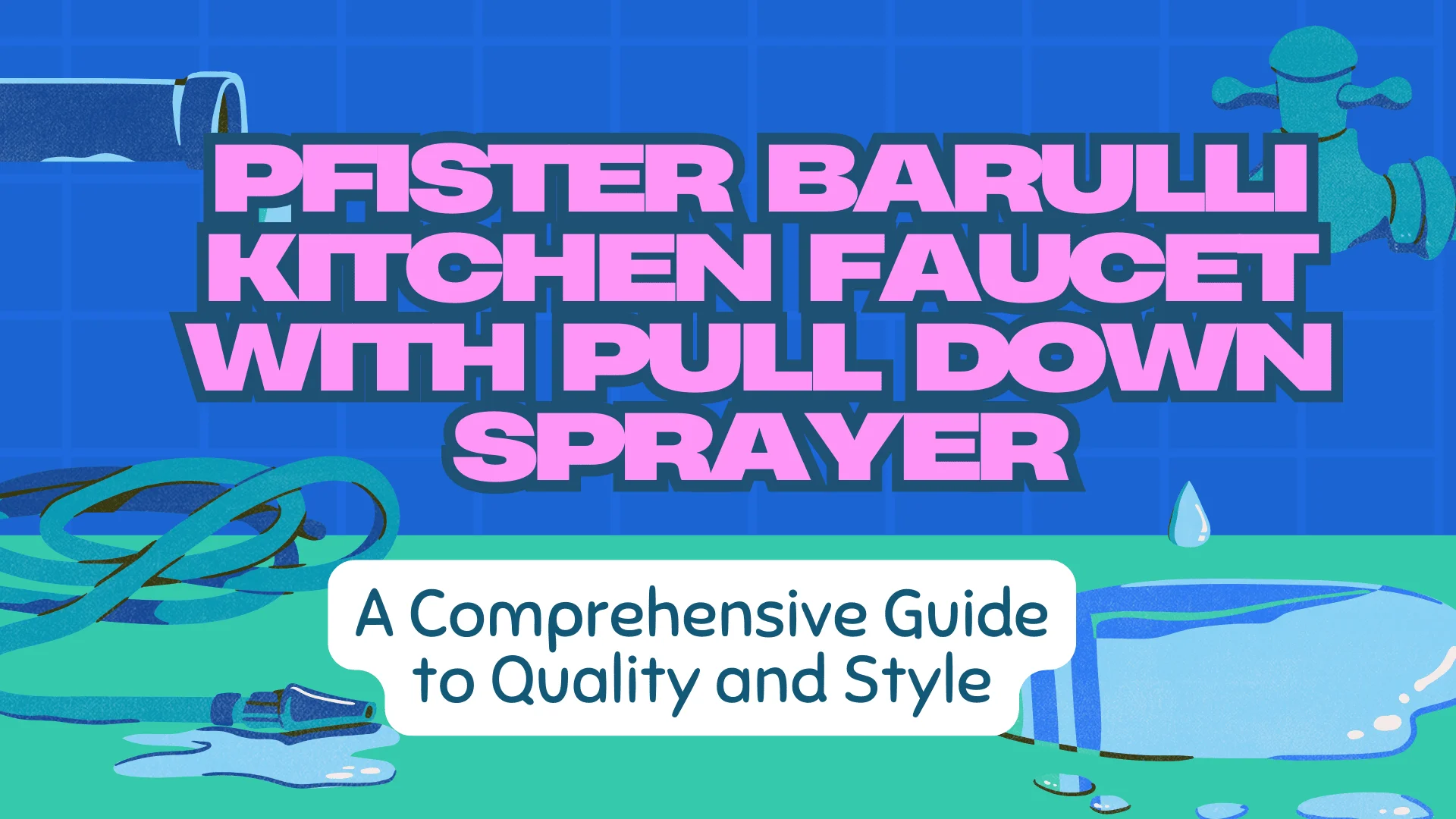 Pfister Barulli Kitchen Faucet with Pull Down Sprayer