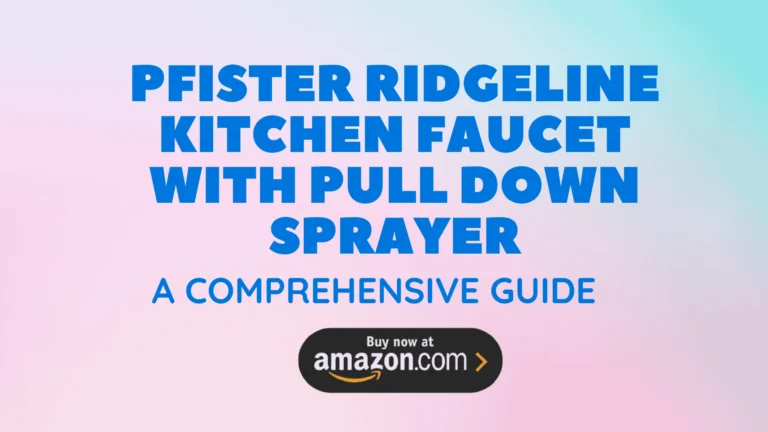 Pfister Ridgeline Kitchen Faucet with Pull Down Sprayer