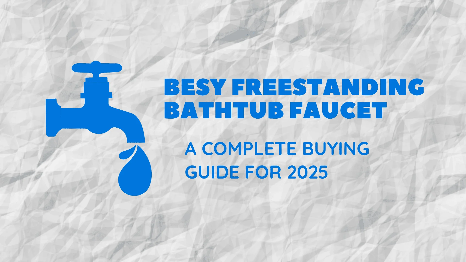 BESy Freestanding Bathtub Faucet Review: A Stylish and Functional Addition to Your Bathroom