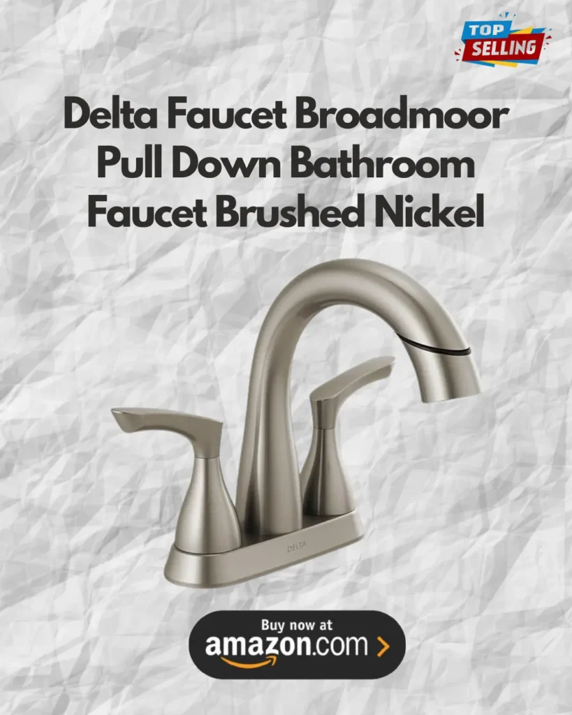 Delta Faucet Broadmoor Pull Down Bathroom Faucet