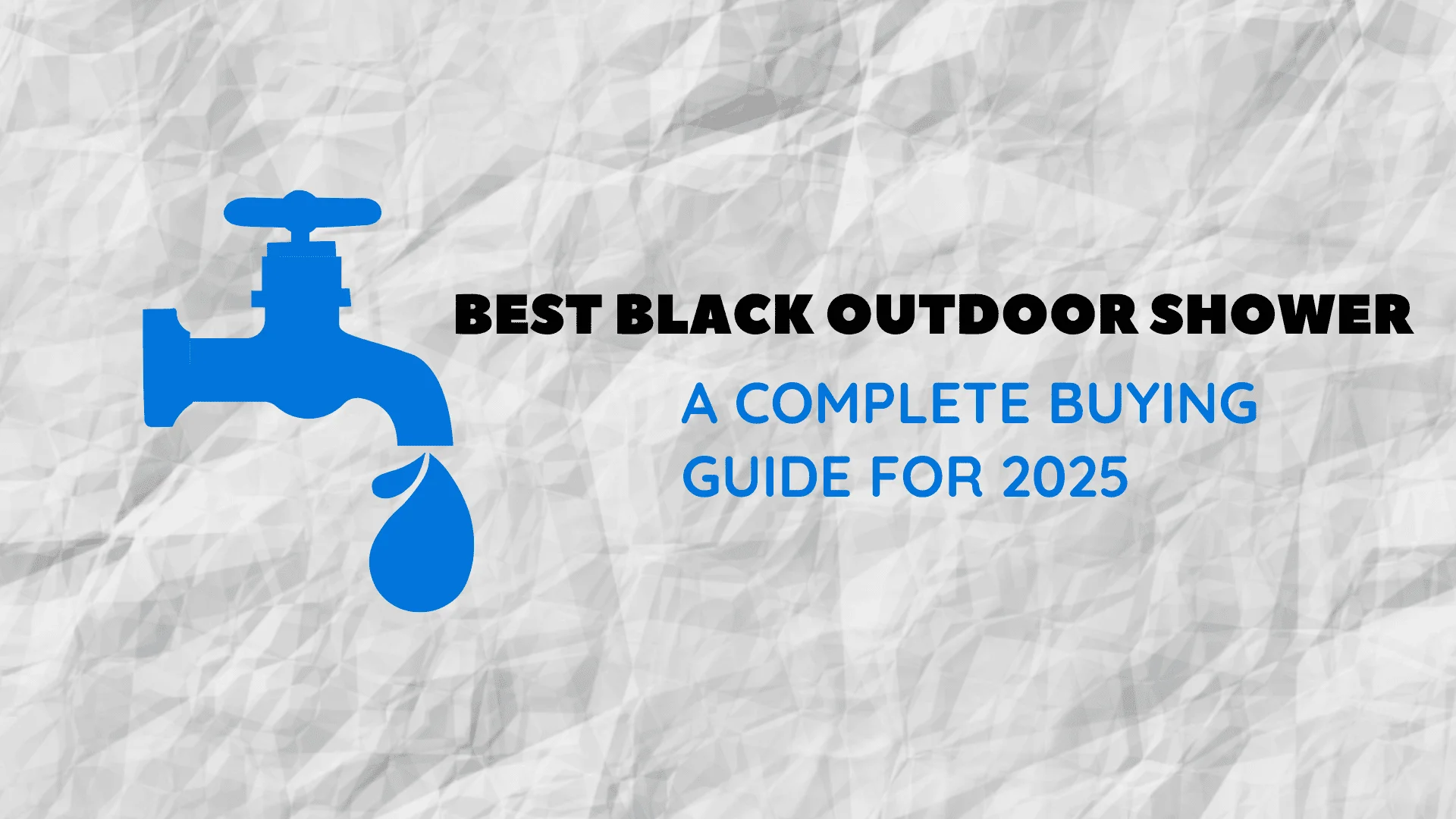 The Best Black Outdoor Shower Fixtures for a Stylish and Functional Outdoor Experience